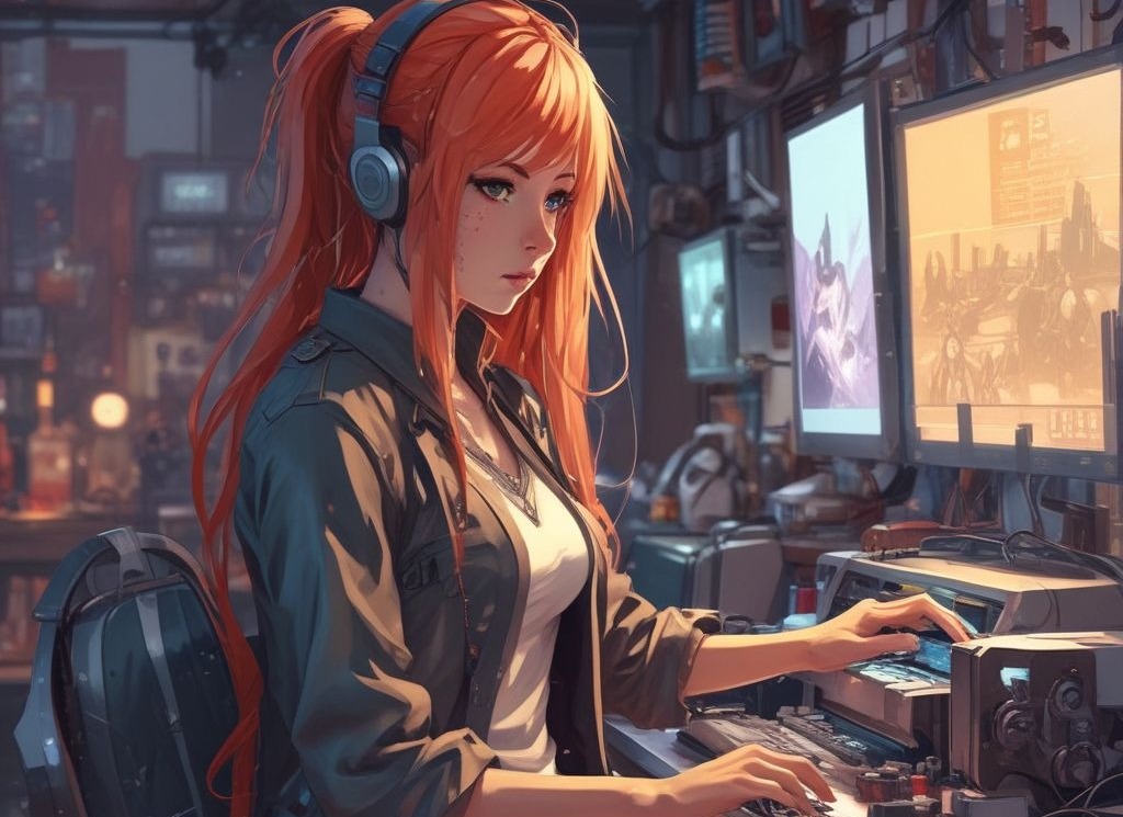 Anime Girl Tech Hack